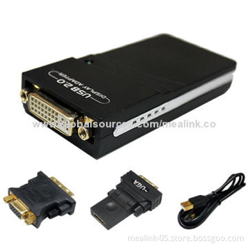 USB to HDMI/DVI-D or VGA Converter